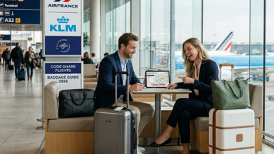 Ghid bagaj Air France și KLM 2026: Dimensiuni, greutate și zboruri Code-Share