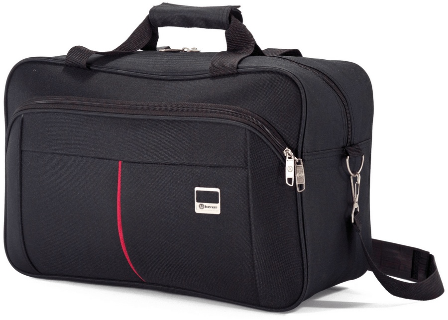 Geanta de voiaj BENZI BZ 5207 - 50 cm Negru/Rosu