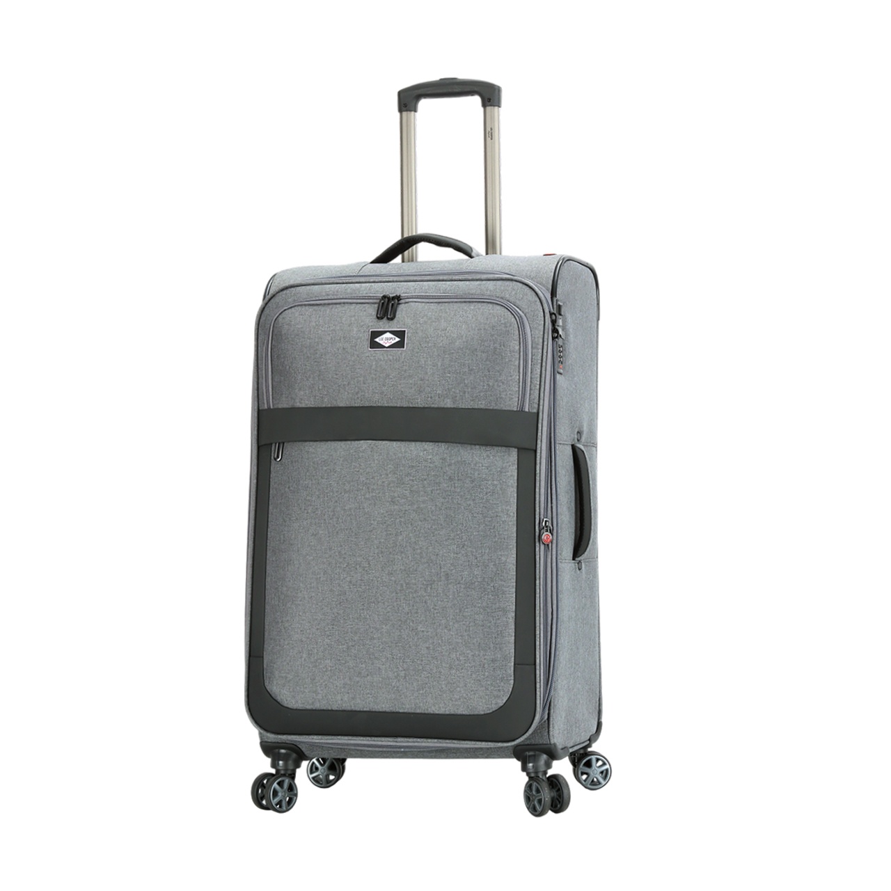 Troler Mare Extensibil 76x46x27 cm Lee Cooper, Poliester, 4 roti duble