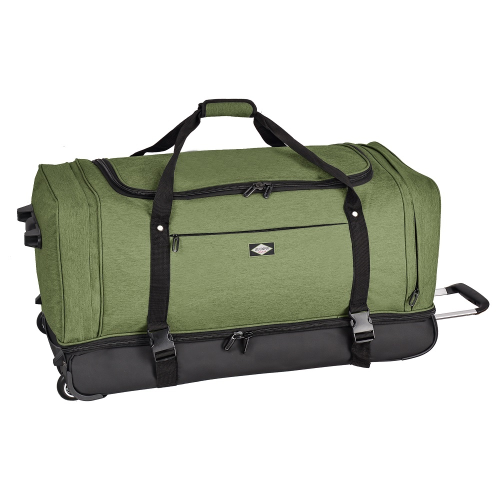 洋楽 G-Rap TOTAL PACKAGE - 4U Geanta de voiaj cu role XL Lee Cooper, 2 compartimente, poliester