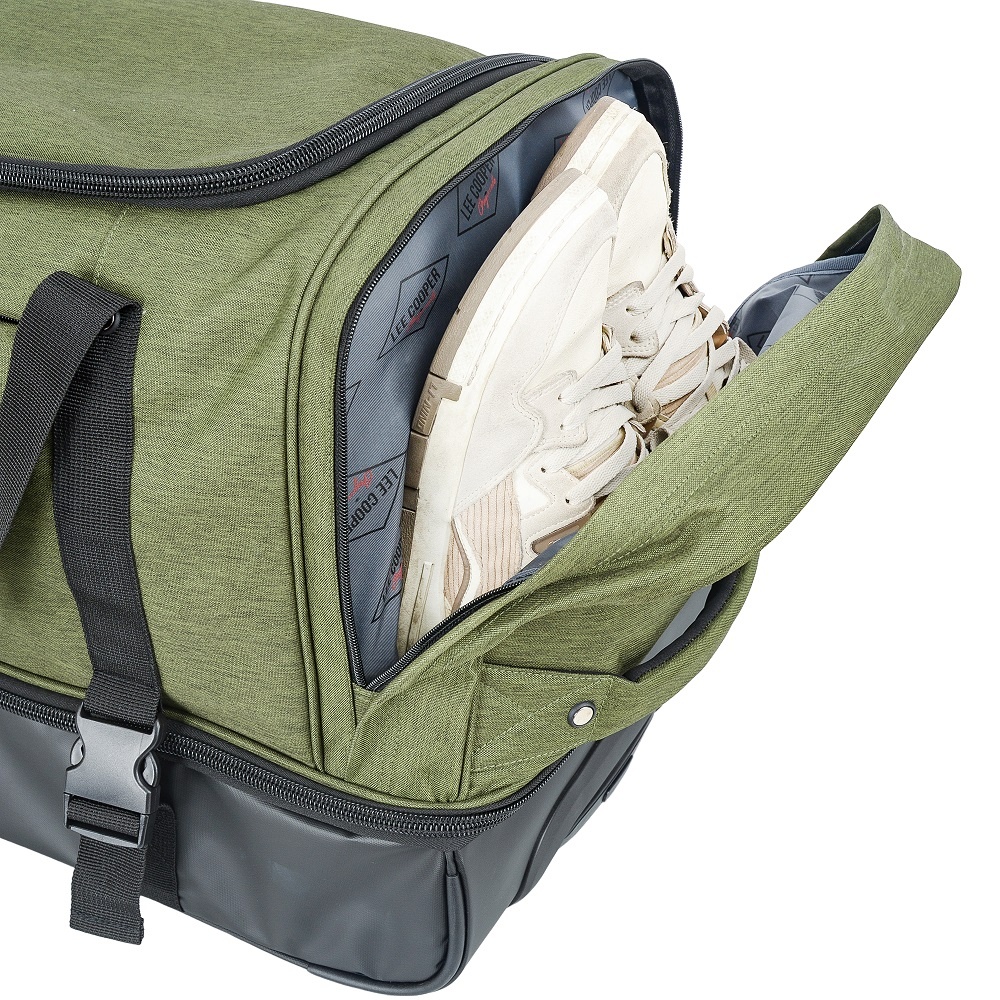 Geanta de voiaj cu role XL Lee Cooper, 2 compartimente, poliester
