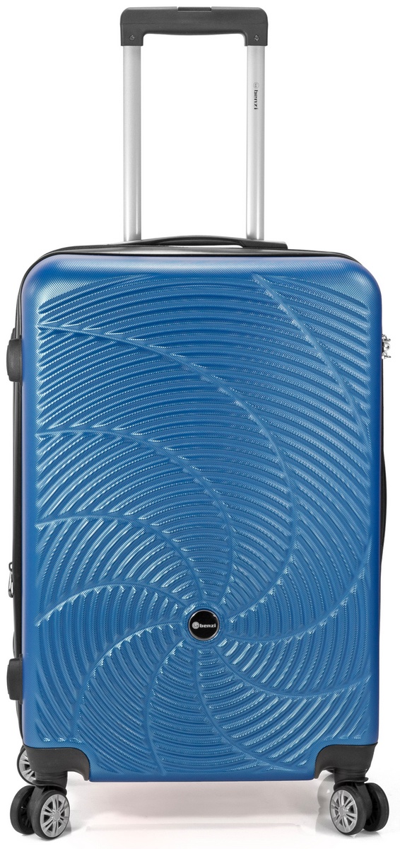 Troler Cabina Extensibil Benzi BZ 5688, ABS, 4 Roti Duble, 55 cm