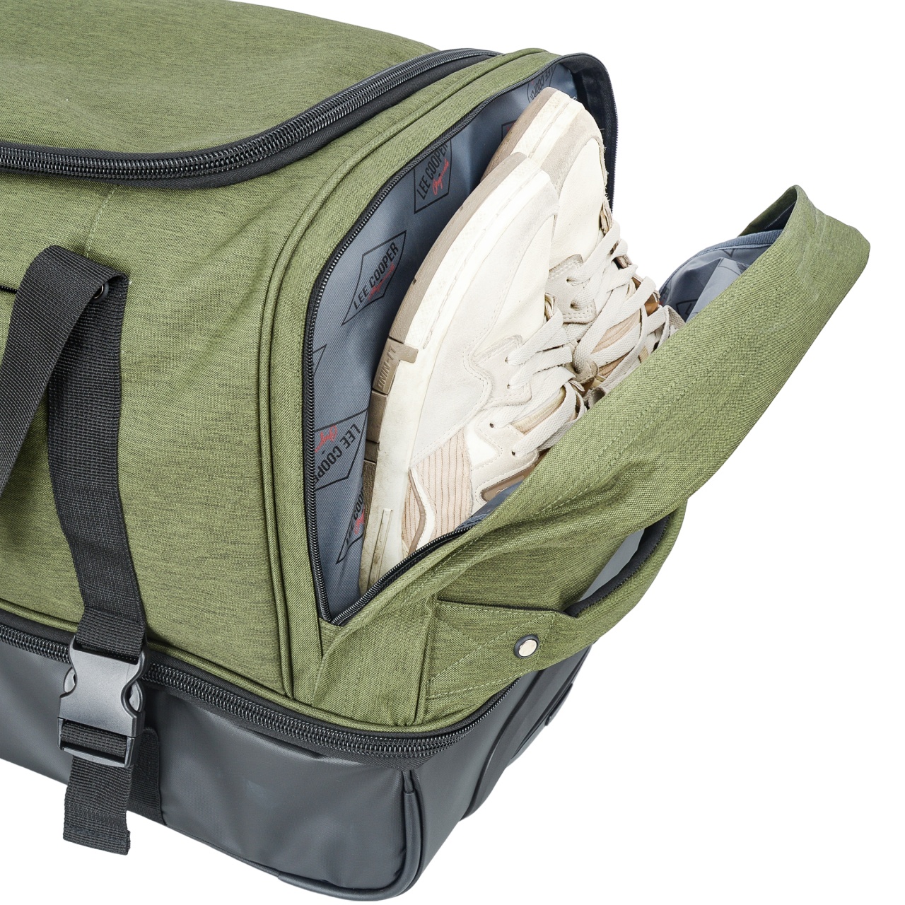 Geanta de voiaj cu role Lee Cooper, 2 compartimente, poliester