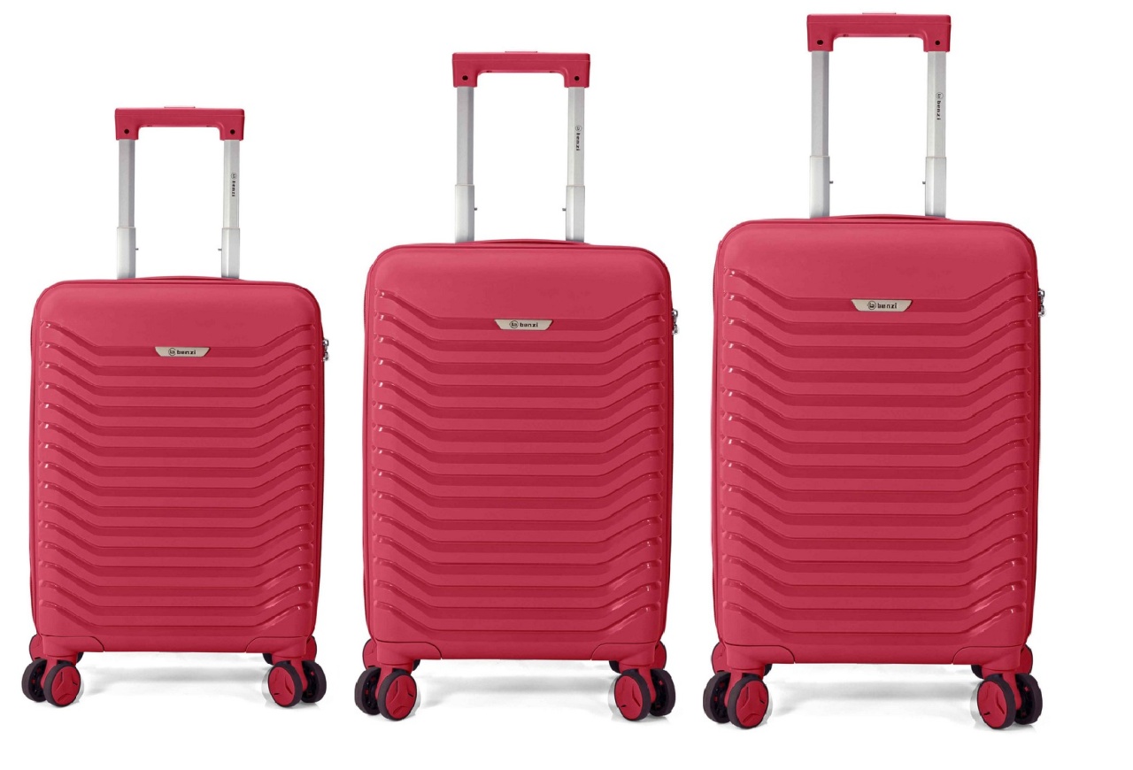 Set trolere Benzi BZ 5820, 1 bagaj de cabina si 2 de cala