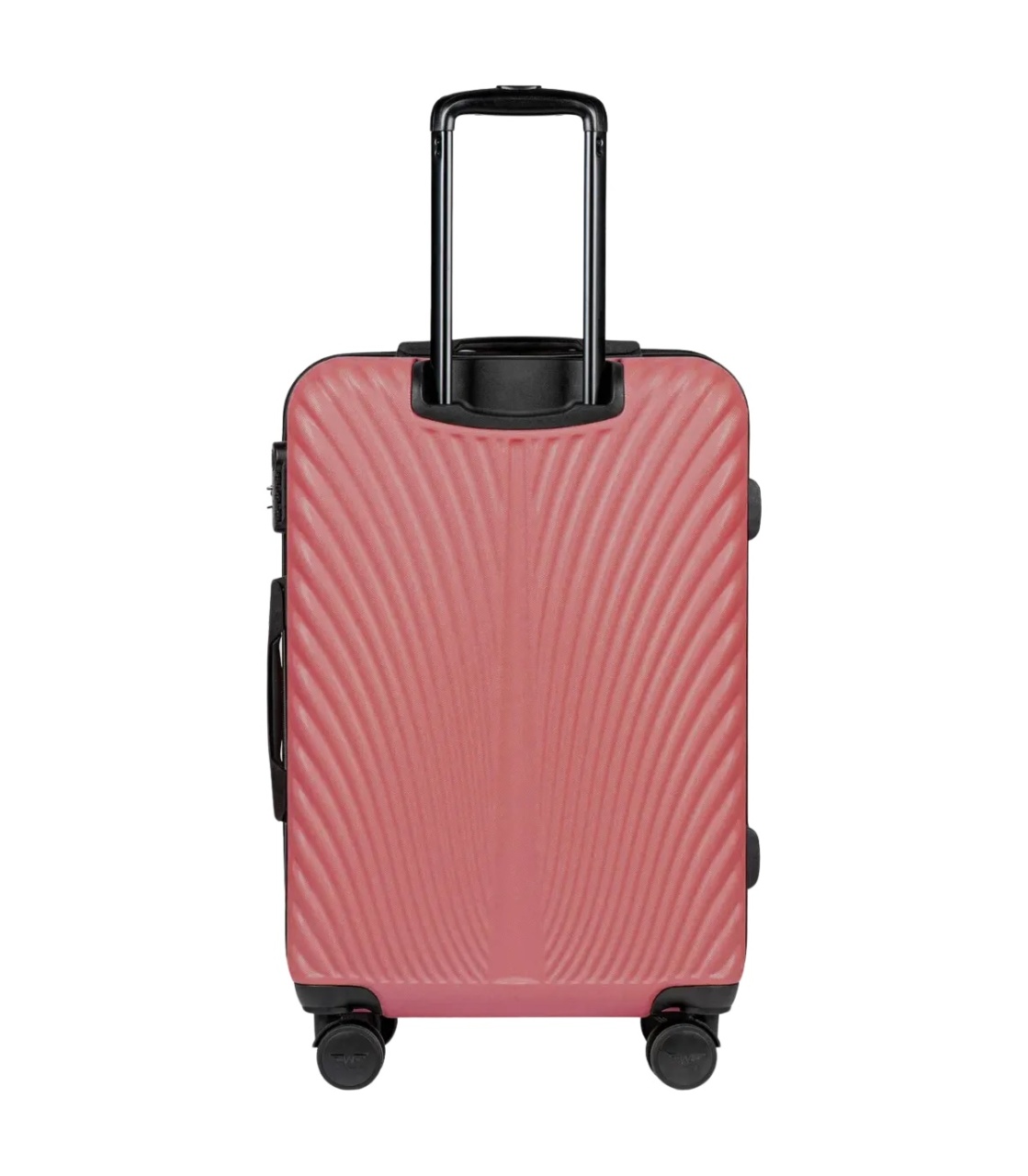 Troler Roz Troler mediu Wings Swan, ABS, 4 roti, cifru, 65.5 cm, roz