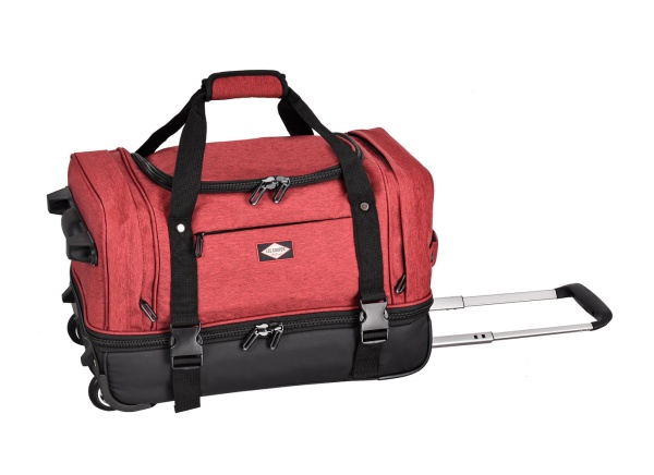 Geanta de voiaj cu role XL Lee Cooper, 2 compartimente, poliester