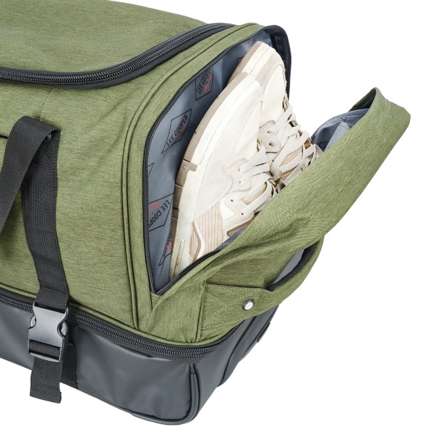 Geanta de voiaj cu role Lee Cooper, 2 compartimente, poliester