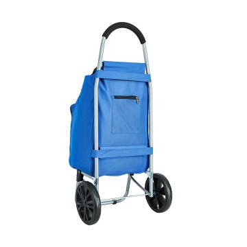 Carucior cumparaturi Madisson SW42028, 55L, 2 roti, buzunar termoizolant, albastru - Img 16