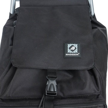 Carucior cumparaturi Madisson SW42028, 55L, 2 roti, buzunar termoizolant, negru - Img 10