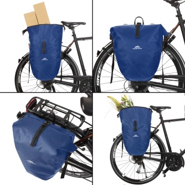 Geanta Bicicleta Material Tarpaulin Dutch Mountains Carbon 604385 Albastru - Img 2