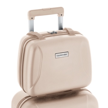 Geanta Cosmetice Policarbonat CarryOn Skyhopper 502434 Auriu - Img 5