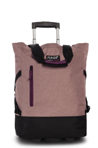 Geanta cumparaturi cu role Punta F10183 Rose