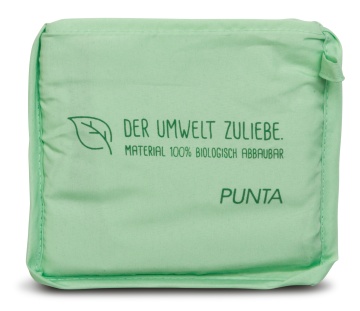 Geanta de cumparaturi, Pliabila, Punta, F10414, Verde deschis - Img 2