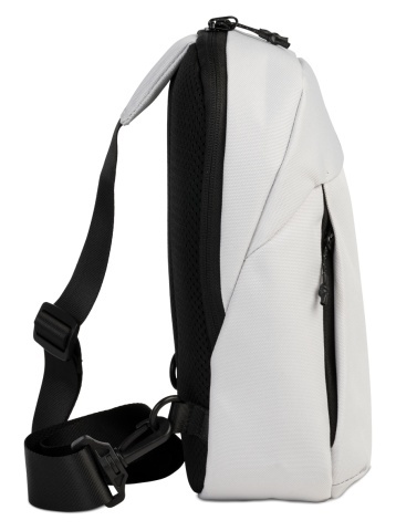 Geanta de umar Bestway Sling, 29x17x10 cm, poliester 900D, bretea reglabila, gri deschis - Img 2