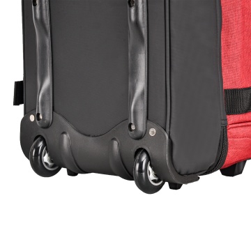 Geanta de voiaj cu role Lee Cooper, 2 compartimente, poliester 600D/bumbac, 50 cm, albastru - Img 4