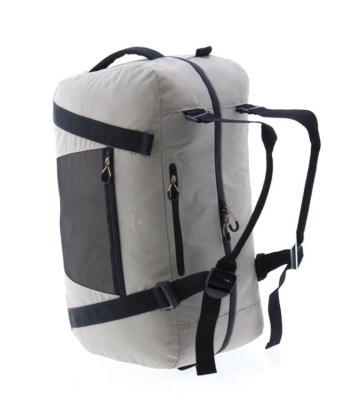 Geanta de voiaj/sport Vogart Boreal, 55x31x25 cm, pentru calatorii/sala, nylon ripstop, curea detasabila, bej - Img 2