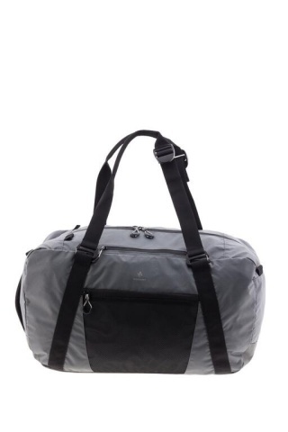 Geanta de voiaj/sport Vogart Boreal, 55x31x25 cm, pentru calatorii/sala, nylon ripstop, curea detasabila, gri - Img 6
