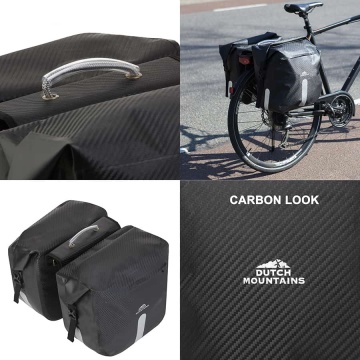 Geanta Dubla Bicicleta, Material Tarpaulin, Dutch Mountains, 604389, Albastru - Img 6