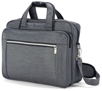 Geanta laptop 14", pentru Wizz Air/Ryanair, Benzi, BZ 5667, Gri