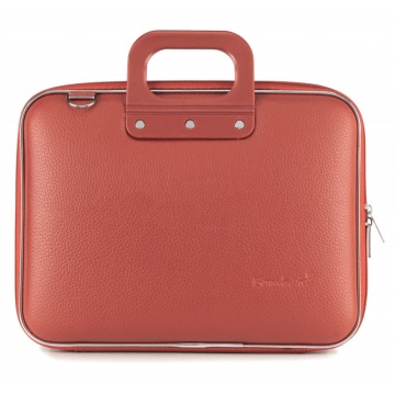 Geanta lux business laptop 13" Medio Bombata-Coral