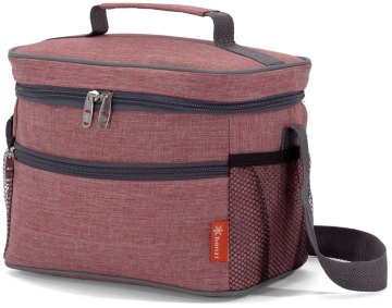 Geanta termoizolanta Benzi BZ 5682, 6 L, 24x19x14 cm, poliester, rose