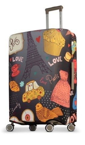 Husa troler Worldpack F10480, Marime M/L, Imprimeu Paris