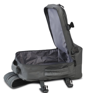 Rucsac avion 40x25x20 cm, bagaj de mână Wizz Air/Ryanair, 20 L, Bestway cabin pro small, F40328, caramiziu - Img 2
