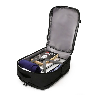 Rucsac Avion Aventor 40x30x20 cm Wizz Air/Ryanair, Poliester, 24 L, Mâner tip Geantă, AV202, Negru - Img 2
