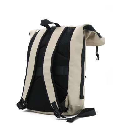 Rucsac călătorie 40x28x18 cm Wizz Air/Ryanair, poliester cauciucat, BZ 5893, bej - Img 3