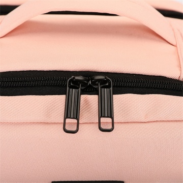 Rucsac calatorie Aventor AV201, bagaj de mana avion Ryanair/Wizz Air, 40x25x20 cm, poliester, maner tip geanta, rose - Img 17