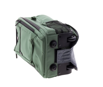 Rucsac cu role 40x25x20 cm, Wizz Air/Ryanair, PVC impermeabil, Gladiator Polar, MG 3958, 14", Verde - Img 7