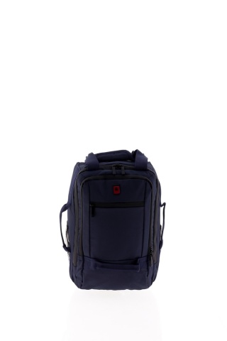 Rucsac cu role 40x25x20 cm, Wizz Air/Ryanair, PVC impermeabil, Gladiator Polar, MG 3958, 14", Bleumarin - Img 9