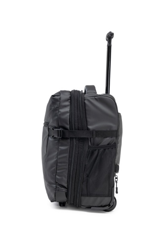 Rucsac cu Role Aventor 40x30x20 cm, Wizz Air/Ryanair, Extensibil, 24 L, Poliester Impermeabil, AV203, Negru - Img 5