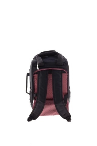 Rucsac cu role pentru Ryanair/Wizz Air Gladiator Metro, bagaj de mână 40x25x20 cm, poliester, MG 2158, laptop 14", negru - Img 4