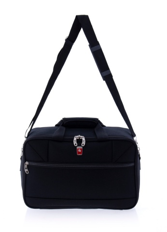 Rucsac de calatorie, tip geanta, pentru Wizz Air/Ryanair, Gladiator, Metro, MG 2128 - 40 cm Negru - Img 6