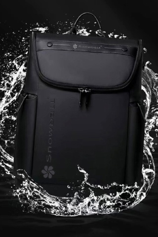 Rucsac laptop 17" Snowball SW22102, poliester impermeabil, buzunar termoizolant, negru - Img 16