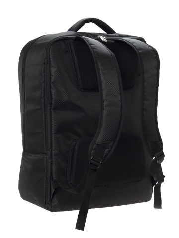 Rucsac mare de călătorie Diplomat, 55x40x20 cm, 40 L, poliester impermeabil, 17 inch, ZC111, negru - Img 6