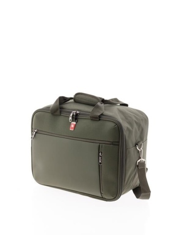 Rucsac tip geanta 40x30x20 cm, bagaj cabina Wizz Air si Ryanair, Gladiator Arctic MG 3728, Kaki - Img 7