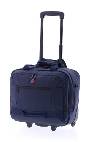 Servieta cu role Gladiator Polar, comp. laptop 14", poliester impermeabil, MG 3948, bleumarin - Img 3