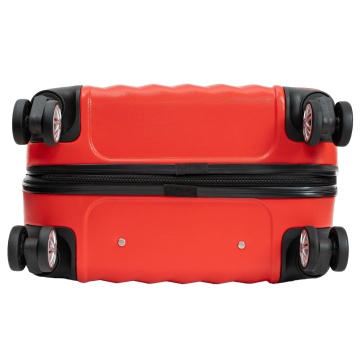 Set trolere Aventor AV104 roșu, 4 roți duble,