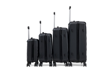 Set trolere Aventor, Polipropilenă, Cifru TSA, 4 Roți Duble 360°, AV109, 4 Piese, Negru - Img 18