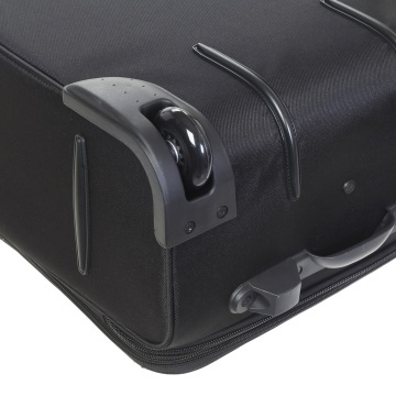Set trolere Extensibile Diplomat, Poliester, Cifru TSA, 2 Roți, ZC 6100, Negru - Img 6