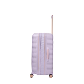 Set trolere extensibile Verage Rome, 1 bagaj de cabina si 2 de cala, fermoar antifurt, polipropilena, cifru TSA, 4 roti 360°, mov - Img 6