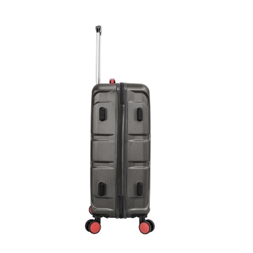 Set Trolere Lee Cooper London, ABS, 4 Roti Duble, Cifru, 3 Piese, Antracit - Img 12