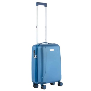 Set Trolere, Policarbonat/ABS, 4 Roti Duble, cifru TSA, CarryOn SKYHOPPER, 3 Piese, Albastru - Img 4