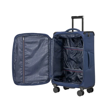Set Trolere Poliester Impermeabil Verage Toledo, Lanterna, Captuseala Antibacteriana, Cifru TSA, 3 Piese, Bleumarin - Img 2