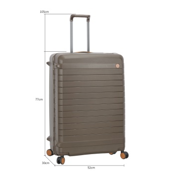 Set Trolere Snowball, 3 Piese, 100% Polipropilenă, Închidere Clapetă, SW57203, Maro - Img 5
