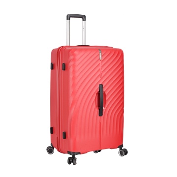 Set trolere Snowball SW47203, polipropilena, fermoar antifurt, cifru TSA, 4 roti duble, 3 piese, rosu - Img 4