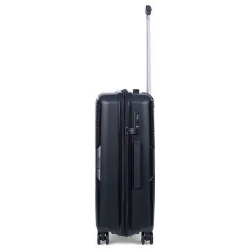 Set trolere TravelZ Swinger, polipropilena, cifru TSA, 4 roti duble, 3 piese, negru - Img 6