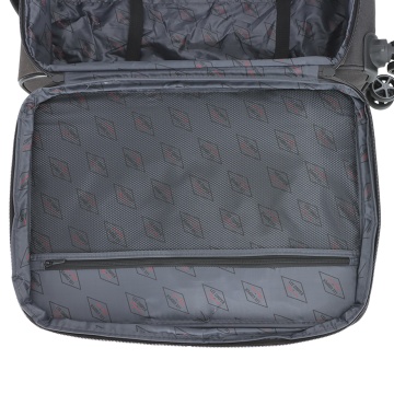 Troler Cabină Extensibil 55x35x20 cm Lee Cooper, Poliester, 4 Roti Duble, LC33503, Antracit - Img 5